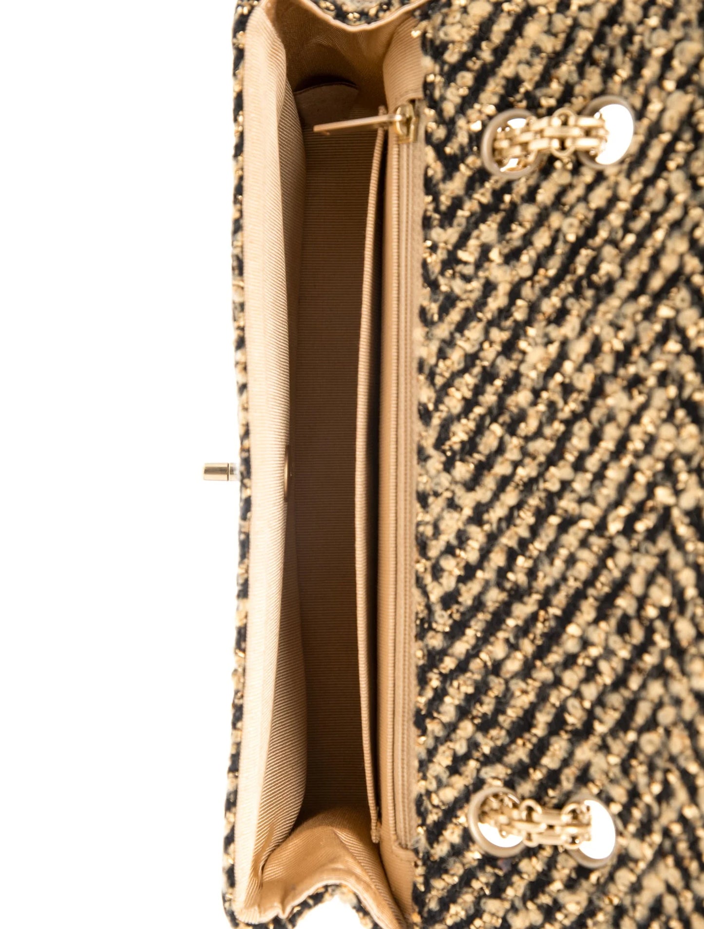 Medium Tweed Single Flap Bag