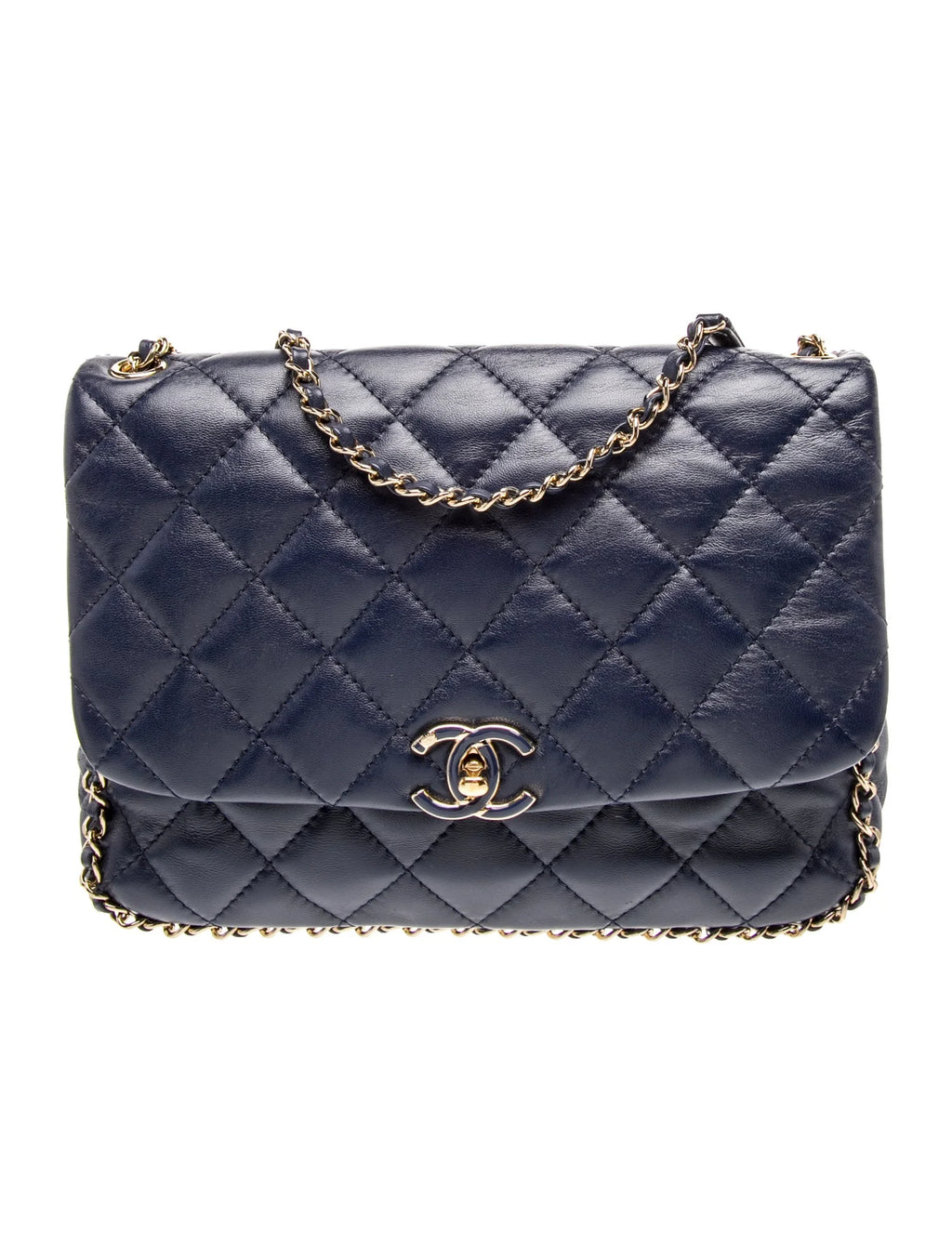 Chain Around Flap Bag