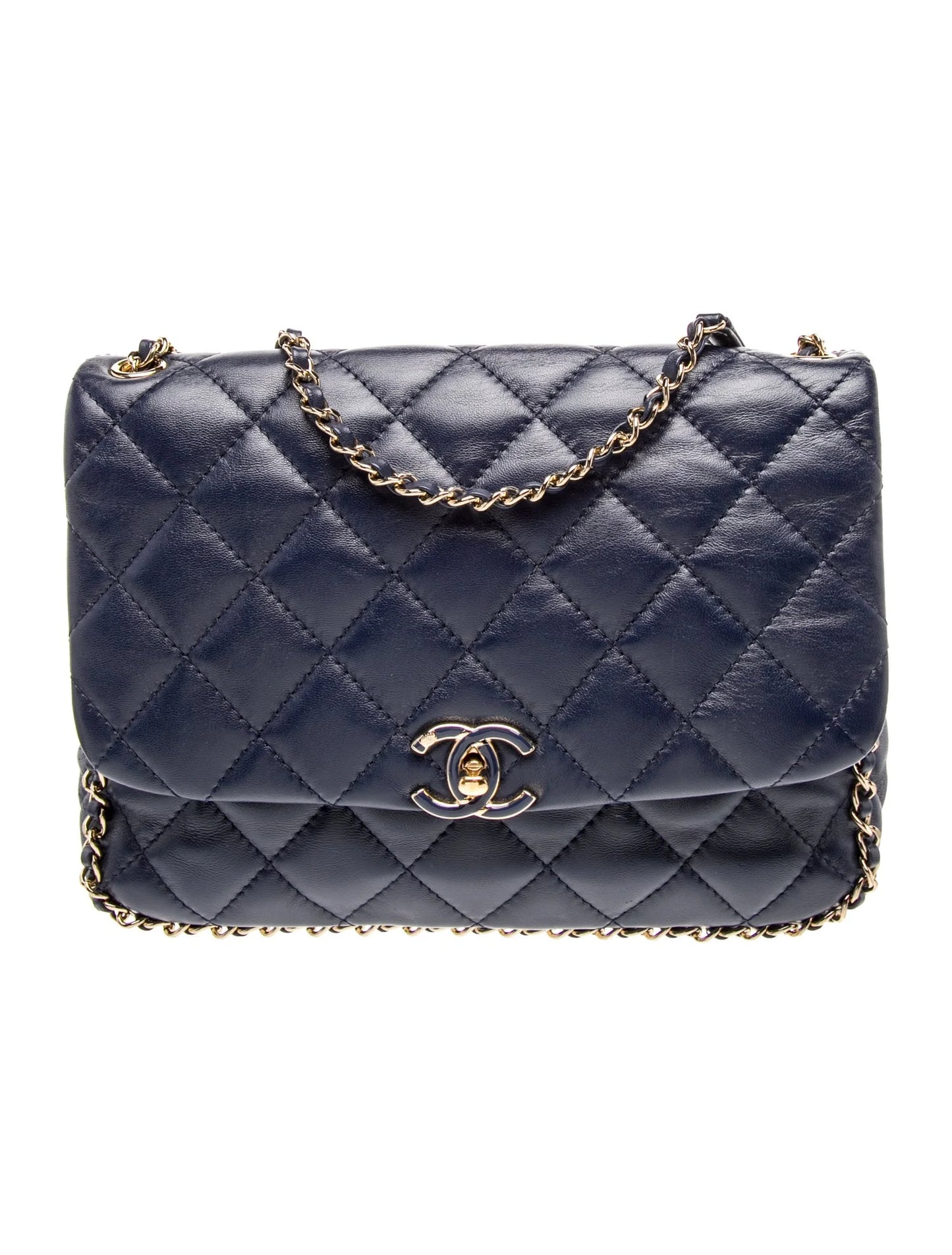 Chain Around Flap Bag