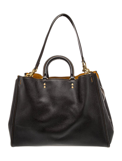 Leather Top Handle Bag
