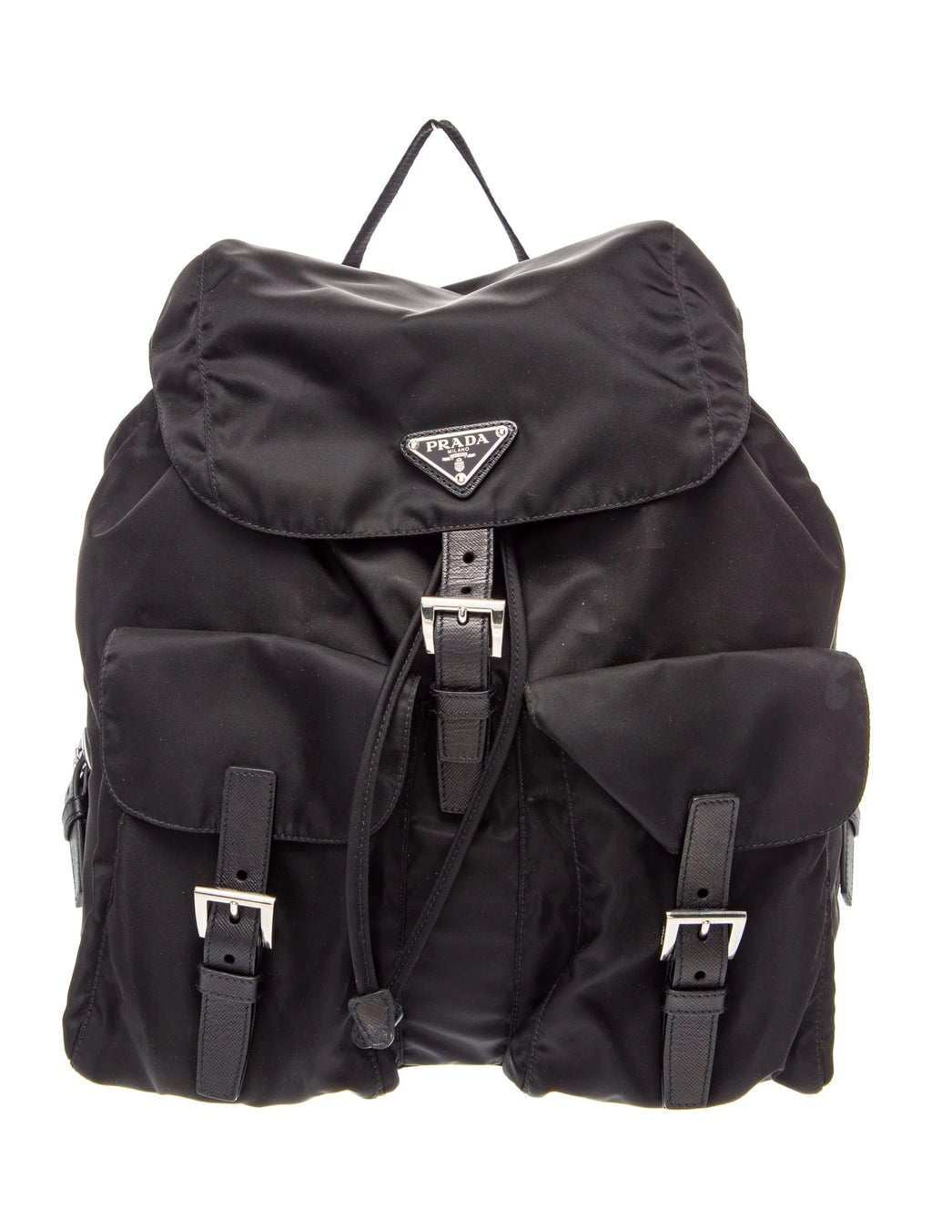 Saffiano Leather Backpack