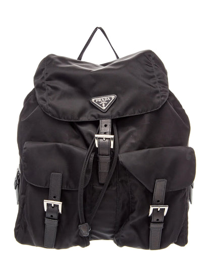 Saffiano Leather Backpack