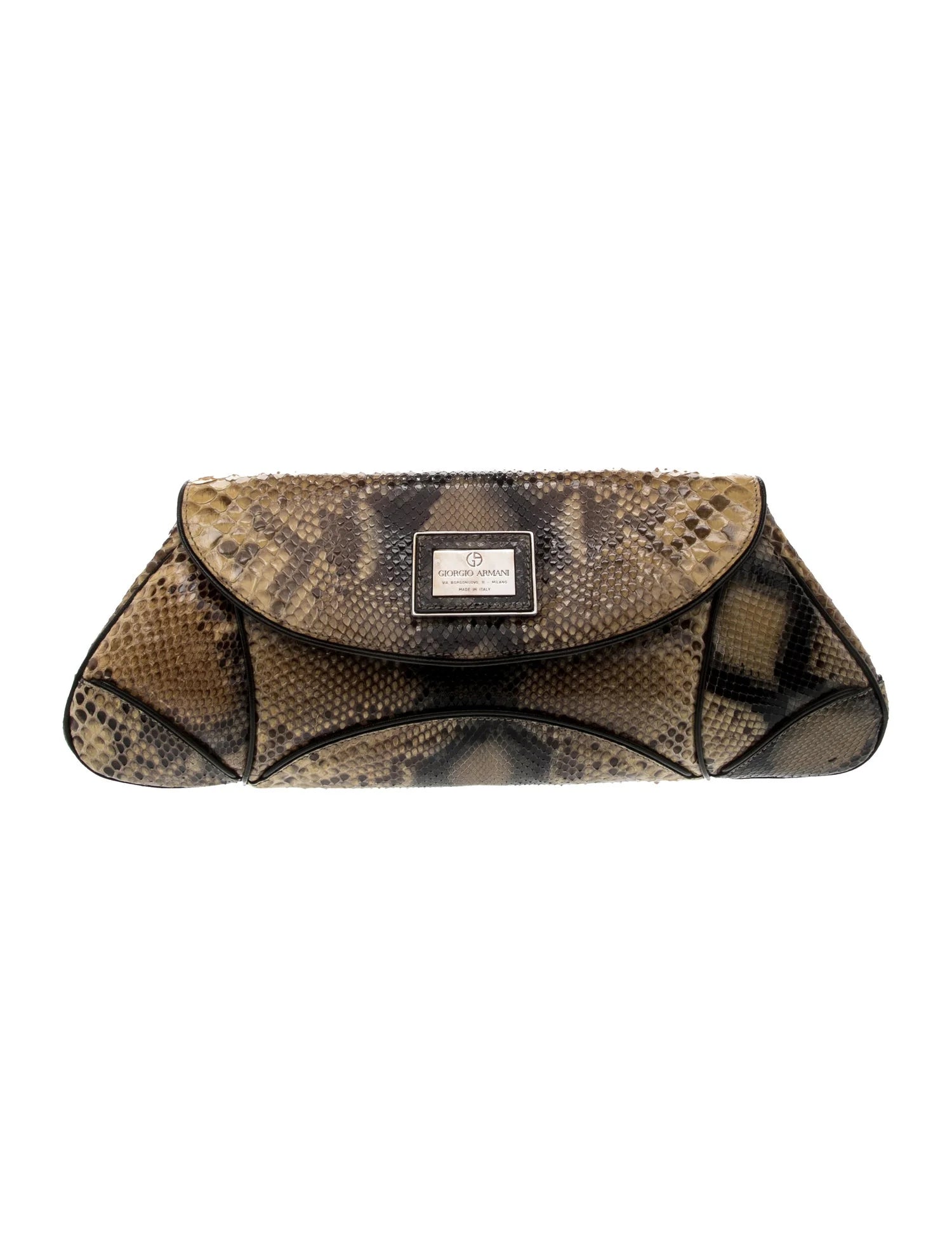 Snakeskin Clutch
