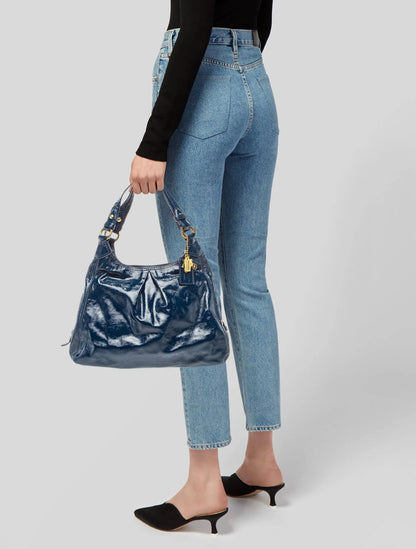 Patent Leather Shoulder Bag