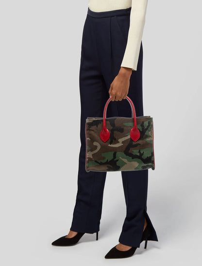 Canvas Top Handle Bag