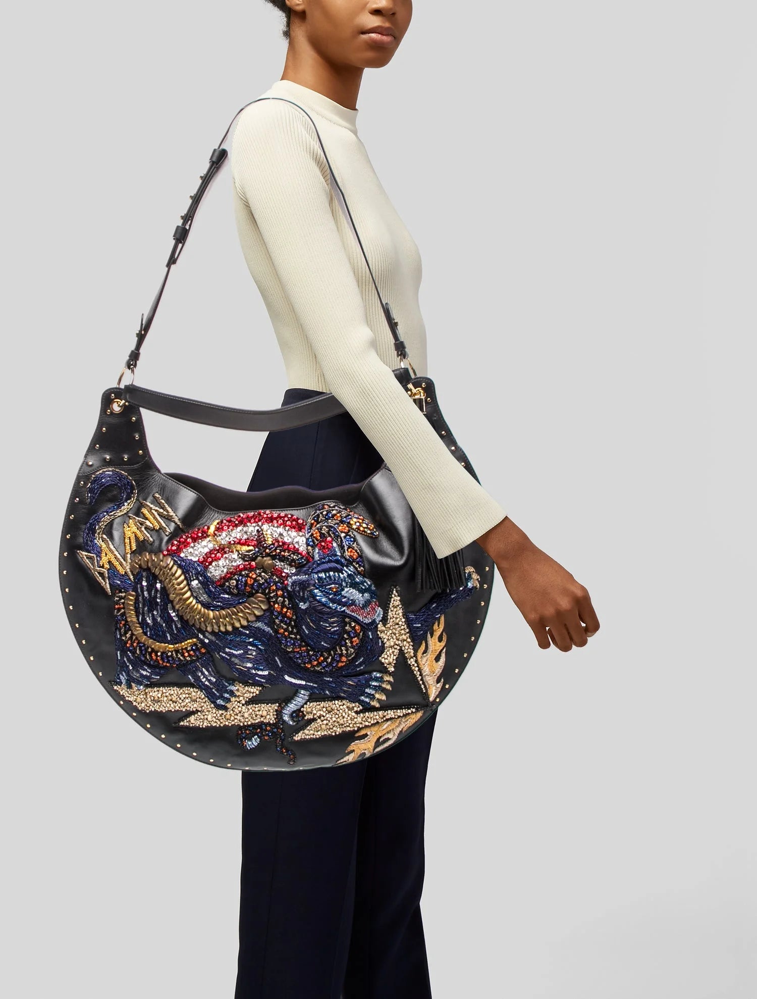 Leather Shoulder Bag
