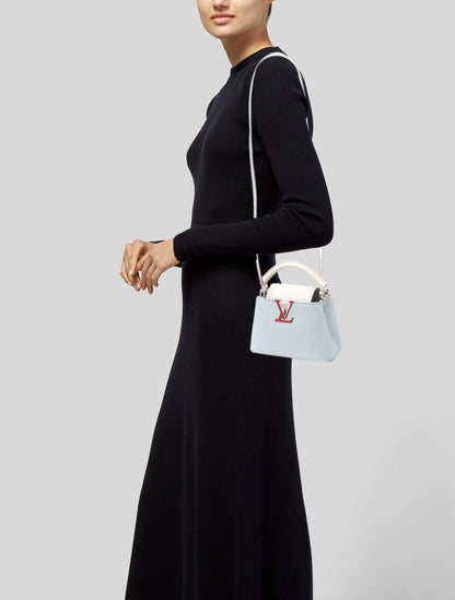 Taurillon Leather Capucines Mini