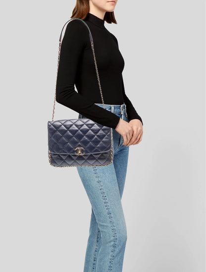Chain Around Flap Bag