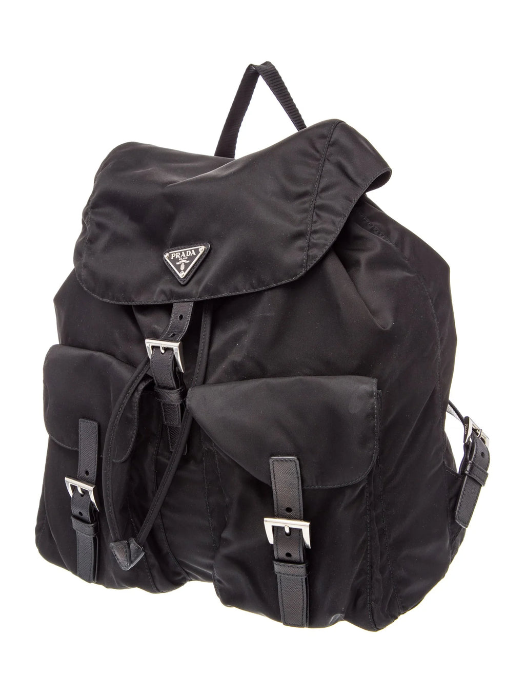 Saffiano Leather Backpack