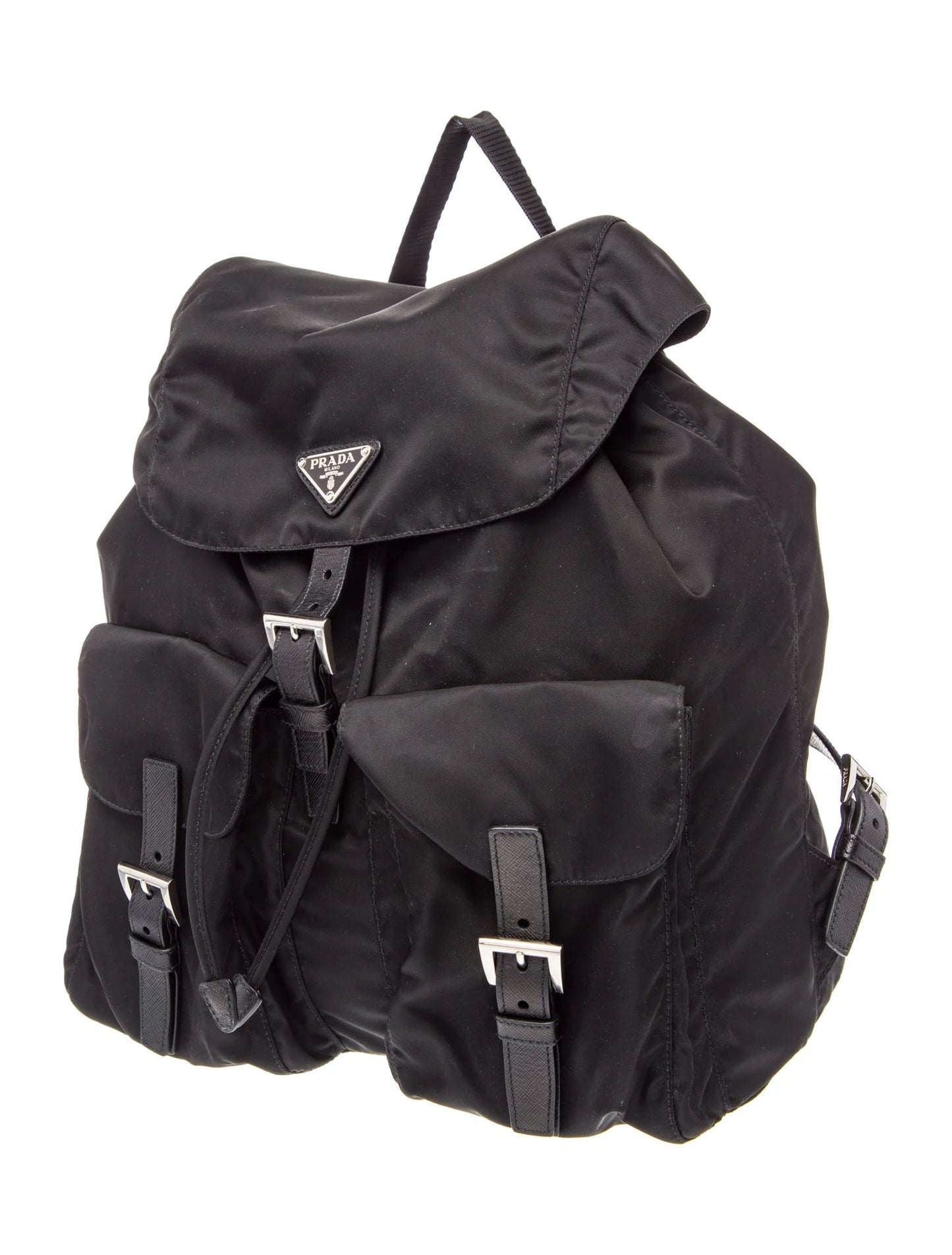 Saffiano Leather Backpack