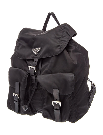 Saffiano Leather Backpack
