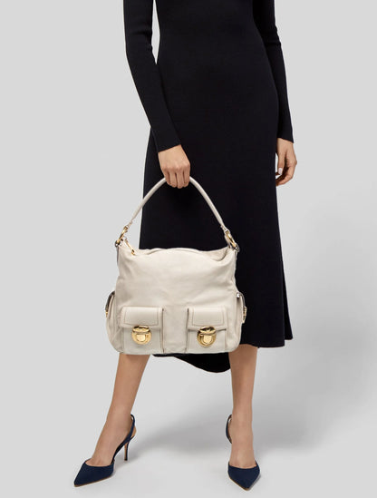Leather Top Handle Bag