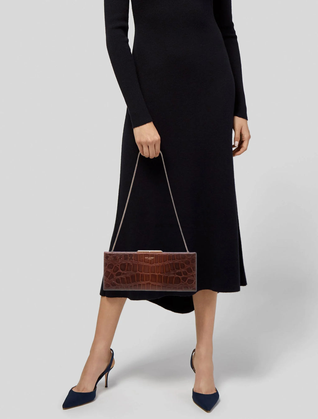 Leather Midnight Clutch