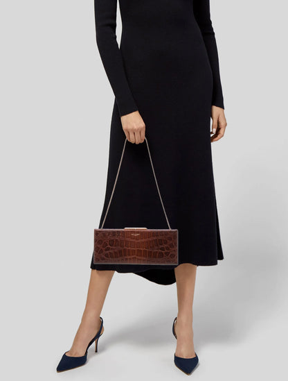 Leather Midnight Clutch