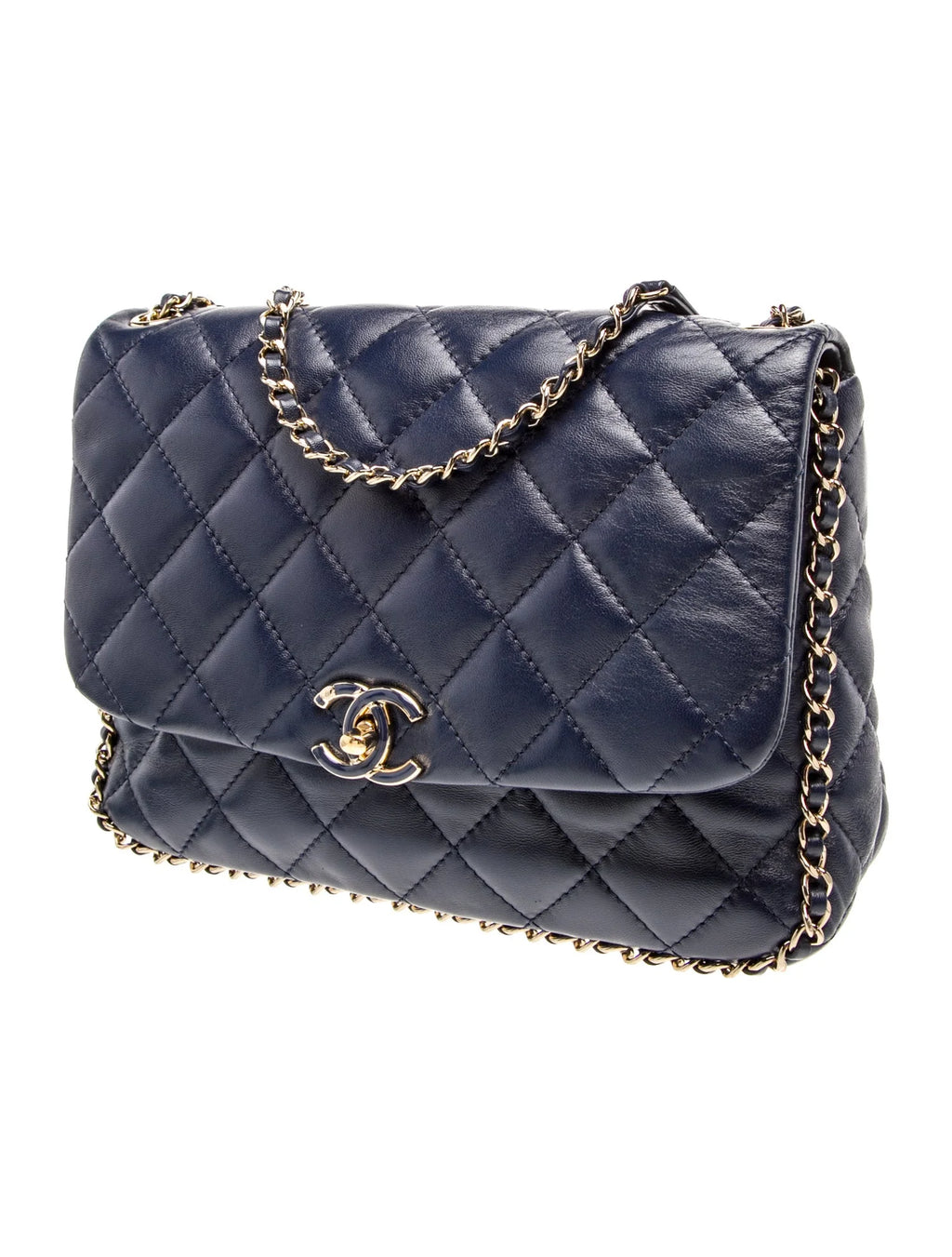 Chain Around Flap Bag