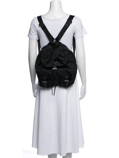 Saffiano Leather Backpack