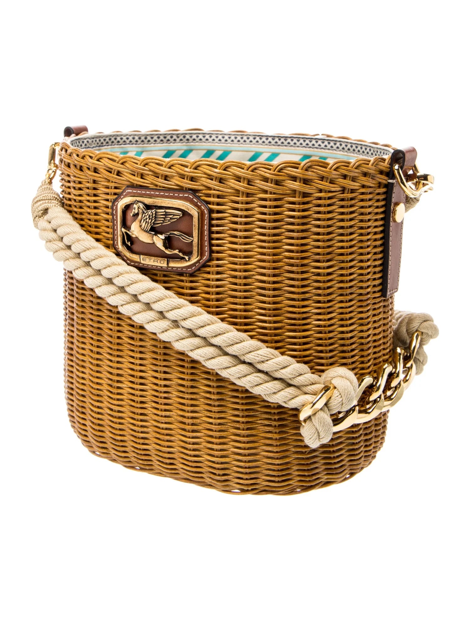 Rattan Crossbody Bag