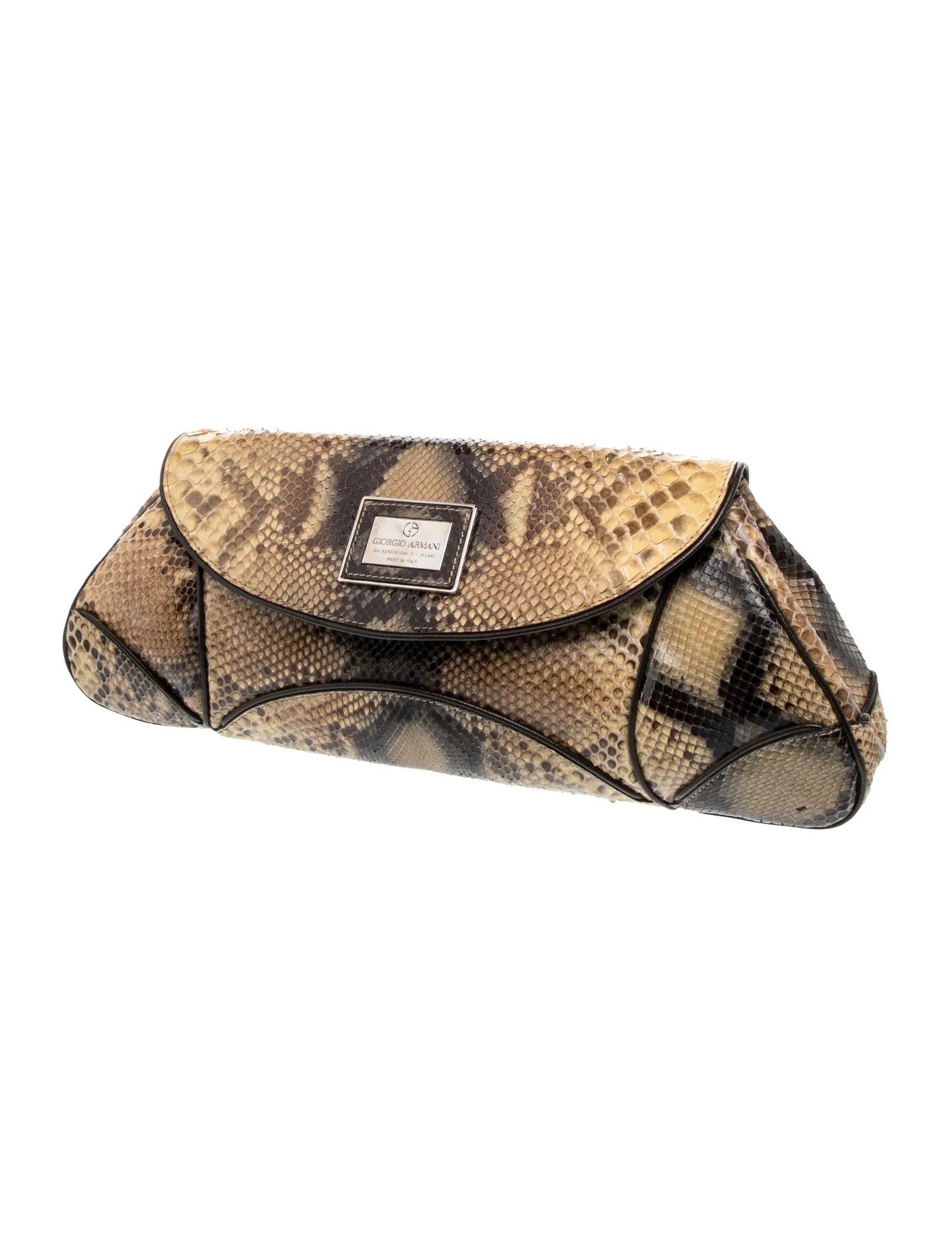 Snakeskin Clutch