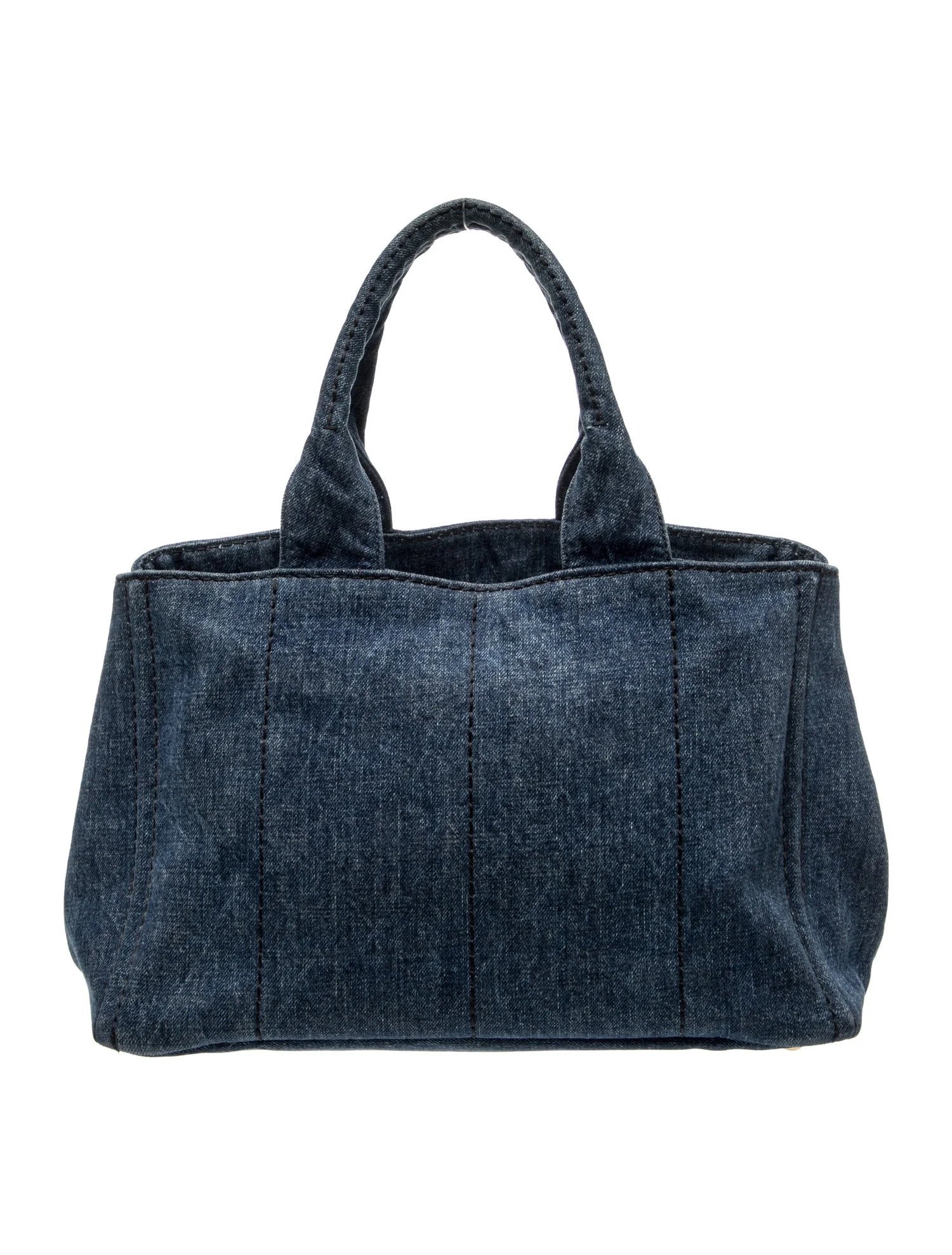 Enameled Metal Triangle Tote