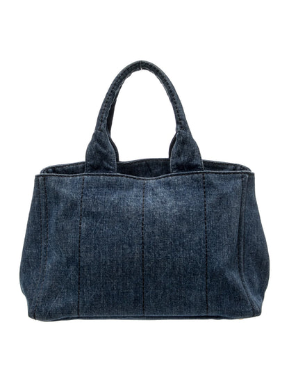 Enameled Metal Triangle Tote