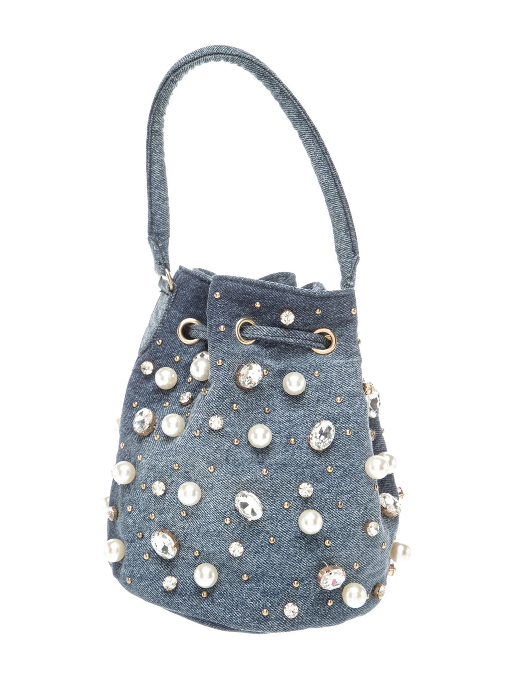 Denim Bucket Bag