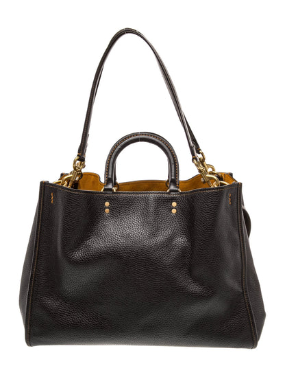 Leather Top Handle Bag