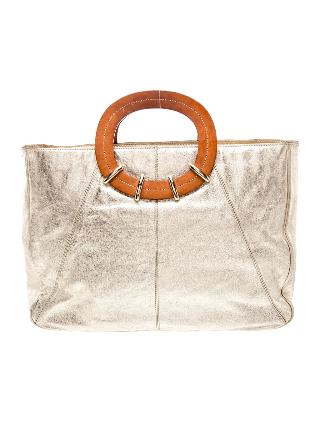 Leather Top Handle Bag