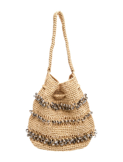 Raffia Shoulder Bag