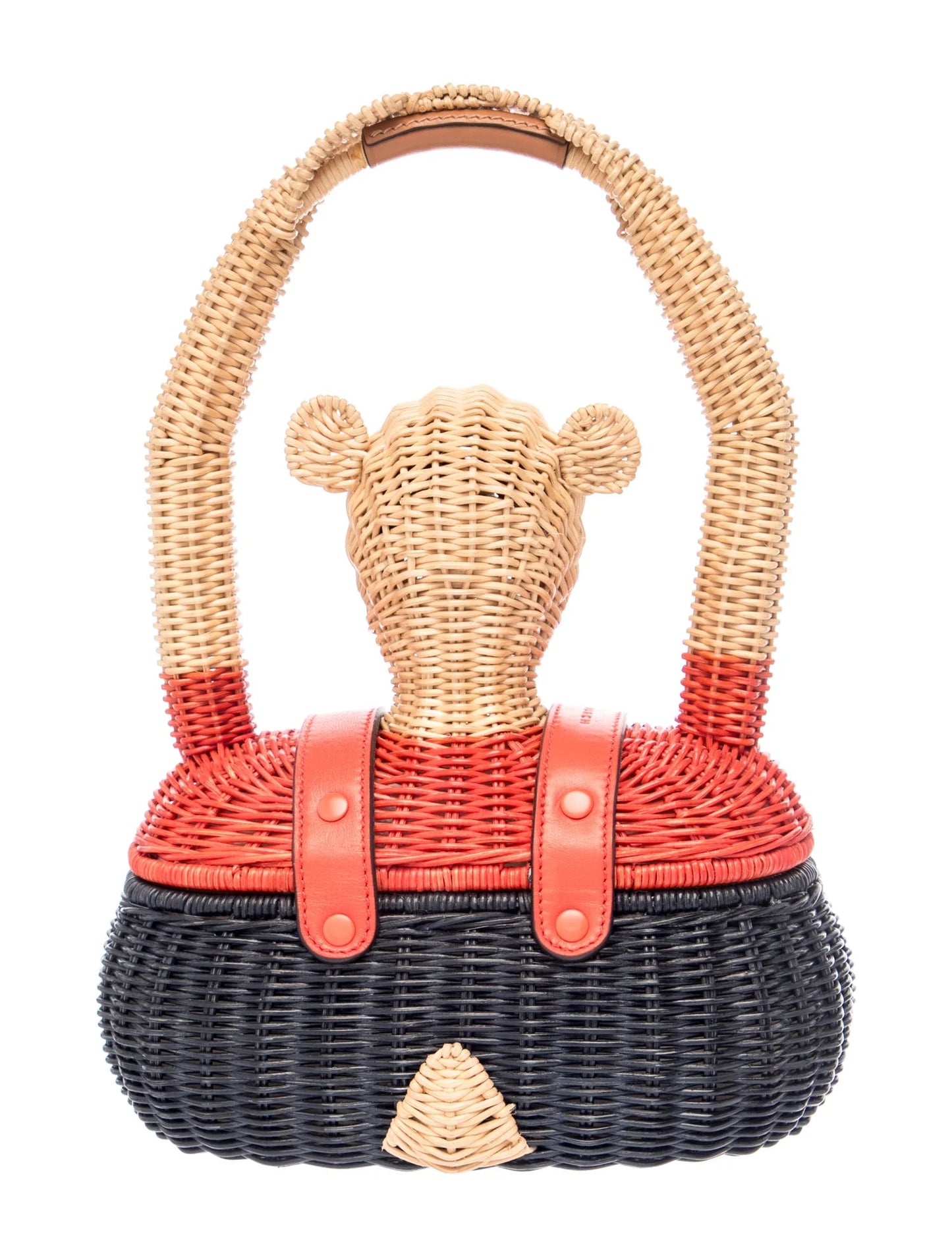Wicker Top Handle Bag