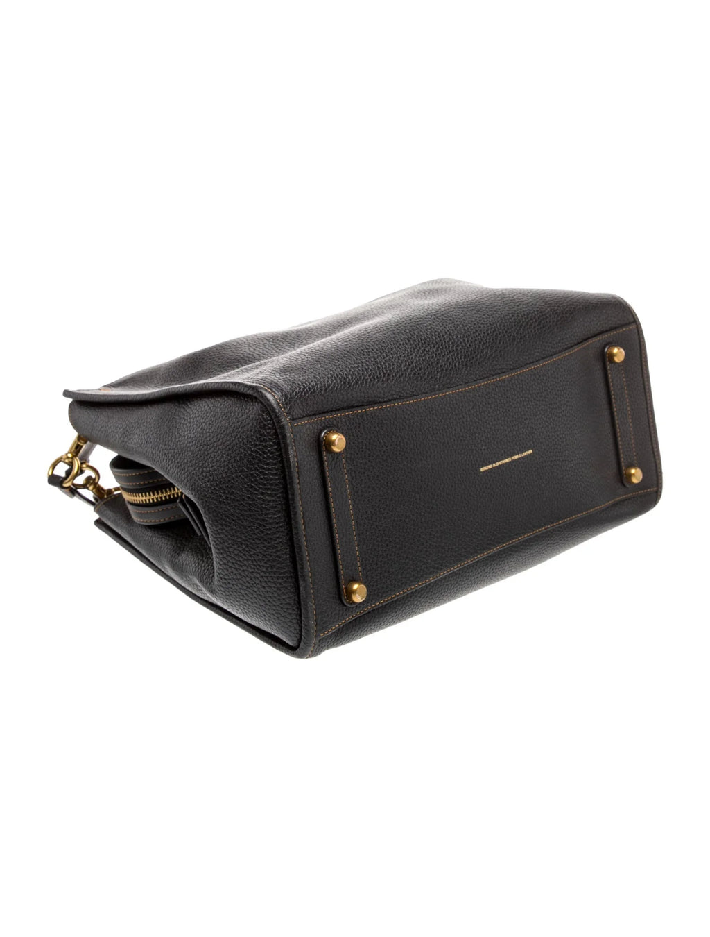 Leather Top Handle Bag