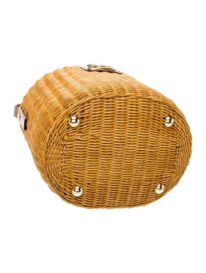 Rattan Crossbody Bag