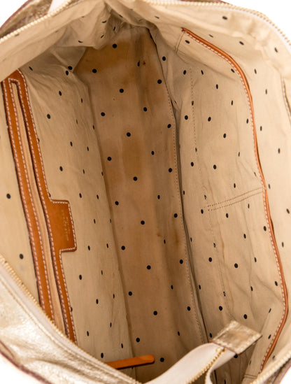 Leather Top Handle Bag