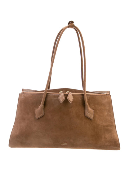 Suede Le Teckel Tote Medium