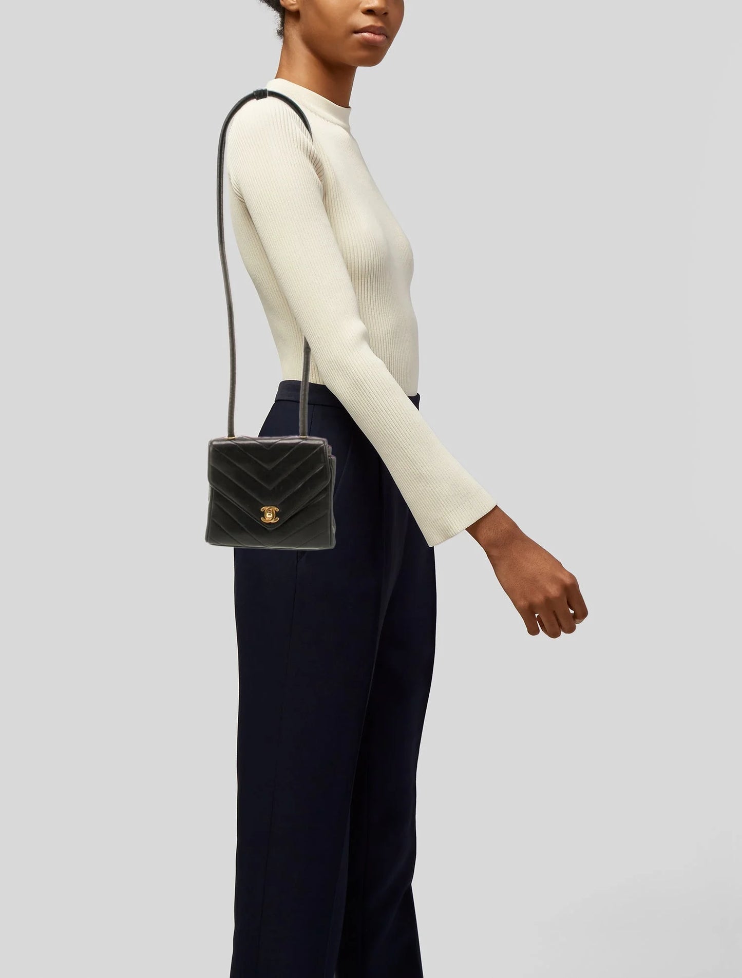 Chevron Mini Flap Bag