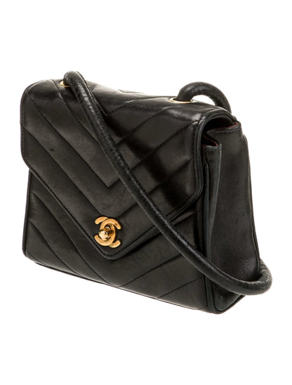 Chevron Mini Flap Bag