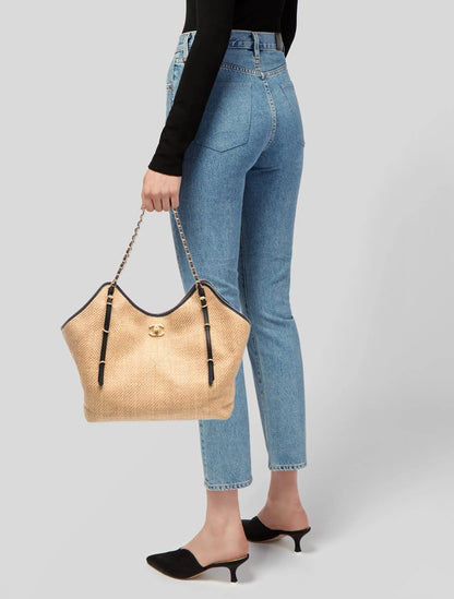 2026 Maxi Raffia Shopping Tote