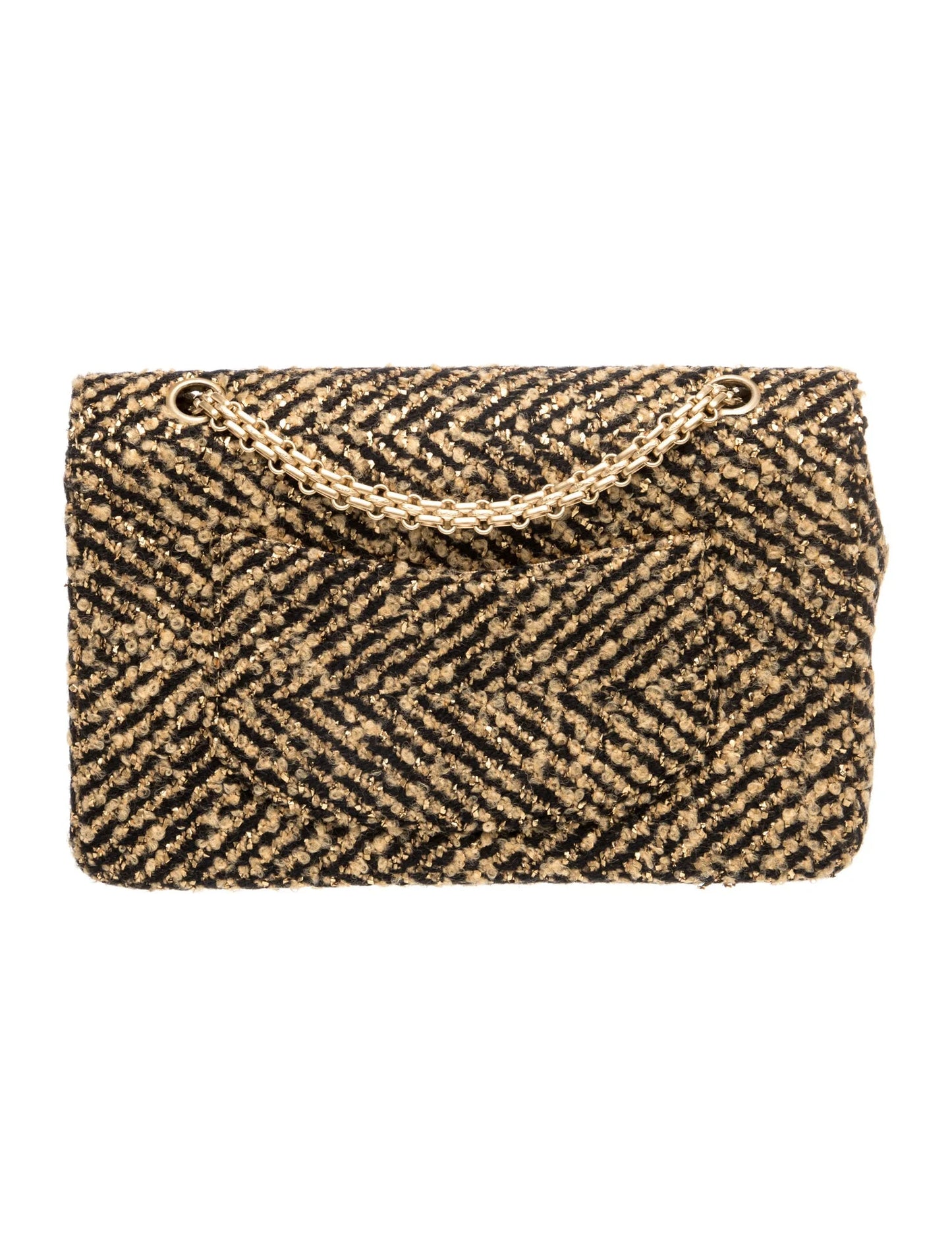 Medium Tweed Single Flap Bag