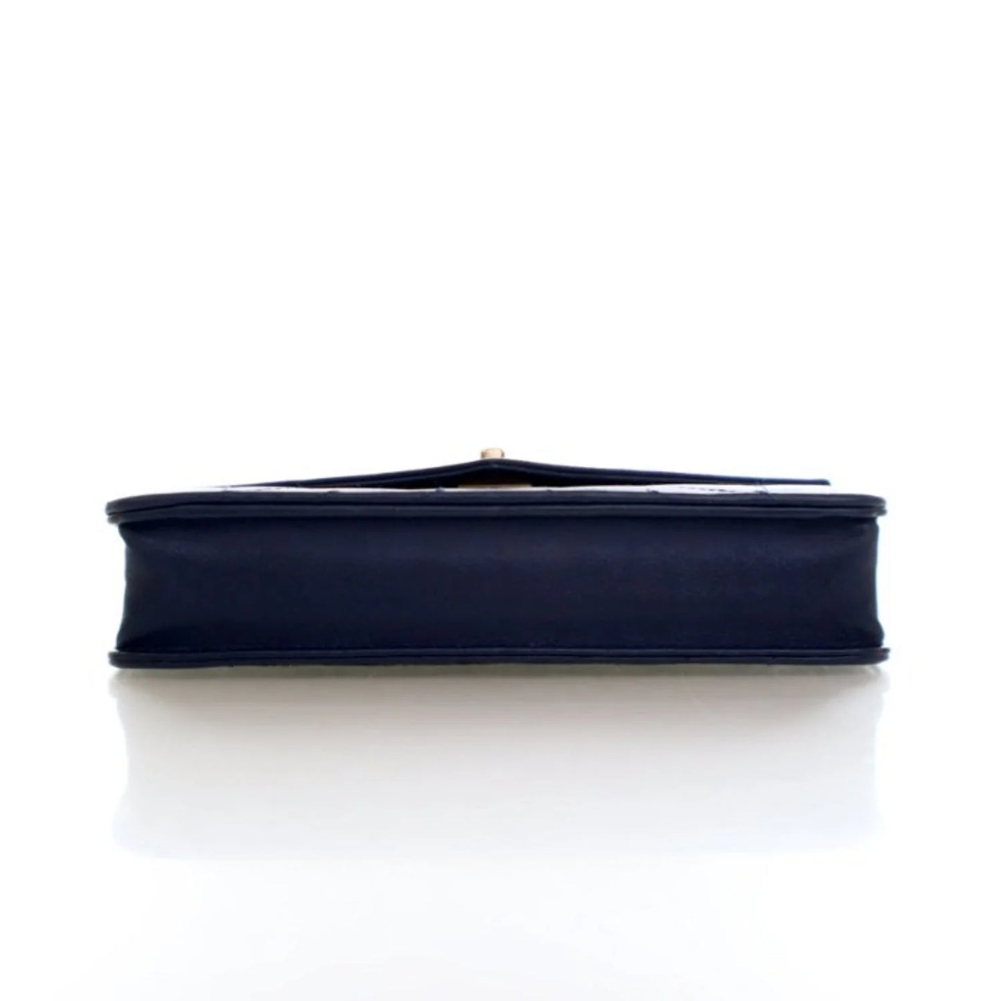 Lambskin Chevron Envelope Wallet On Chain