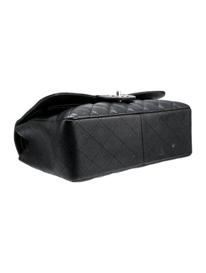 Classic Caviar Jumbo Double Flap Bag