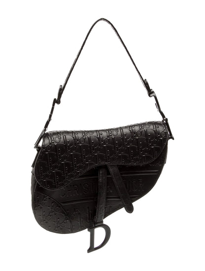 Oblique Jacquard Saddle