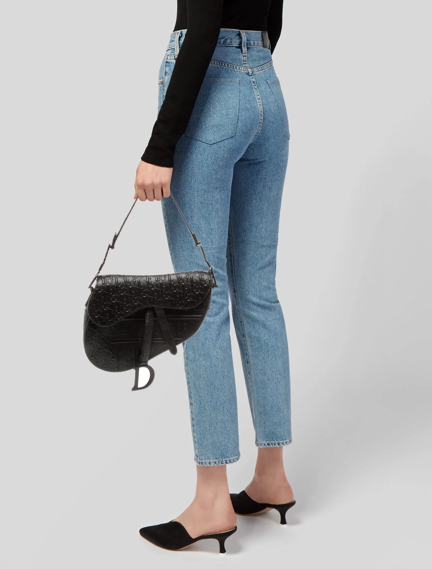 Oblique Jacquard Saddle