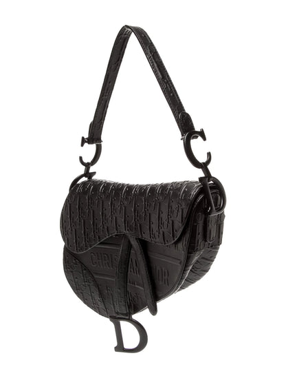 Oblique Jacquard Saddle