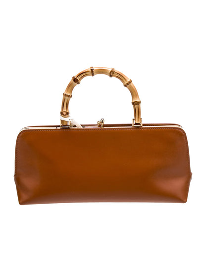 Leather Top Handle Bag w/ Tags