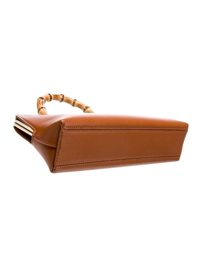 Leather Top Handle Bag w/ Tags