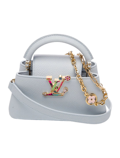 Taurillon Leather x Takashi Murakami Capucines East-West Mini 2025 w/ Tags