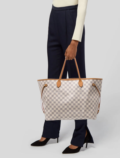 Damier Azur Neverfull w/Pouch GM