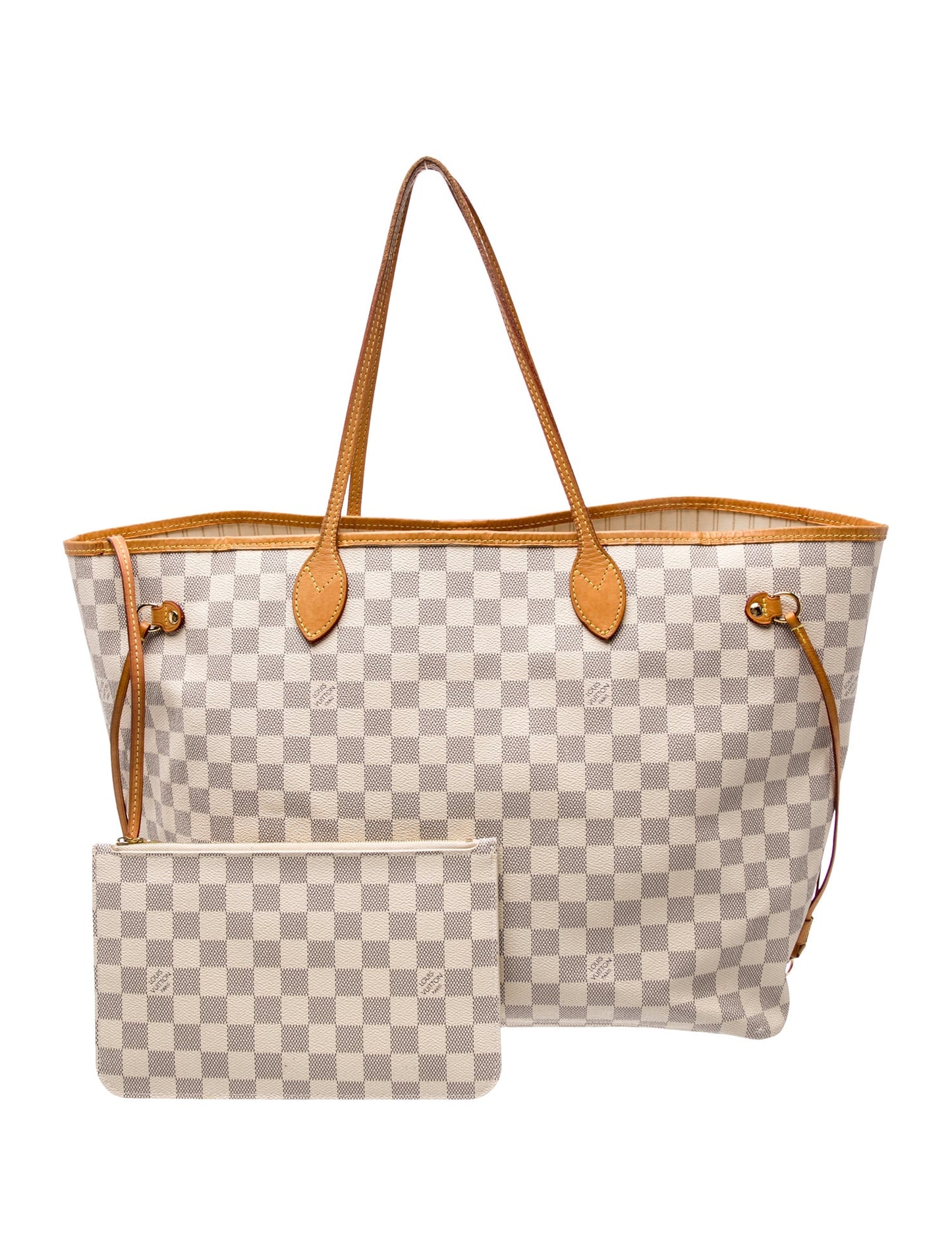 Damier Azur Neverfull w/Pouch GM