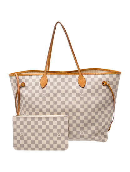Damier Azur Neverfull w/Pouch GM
