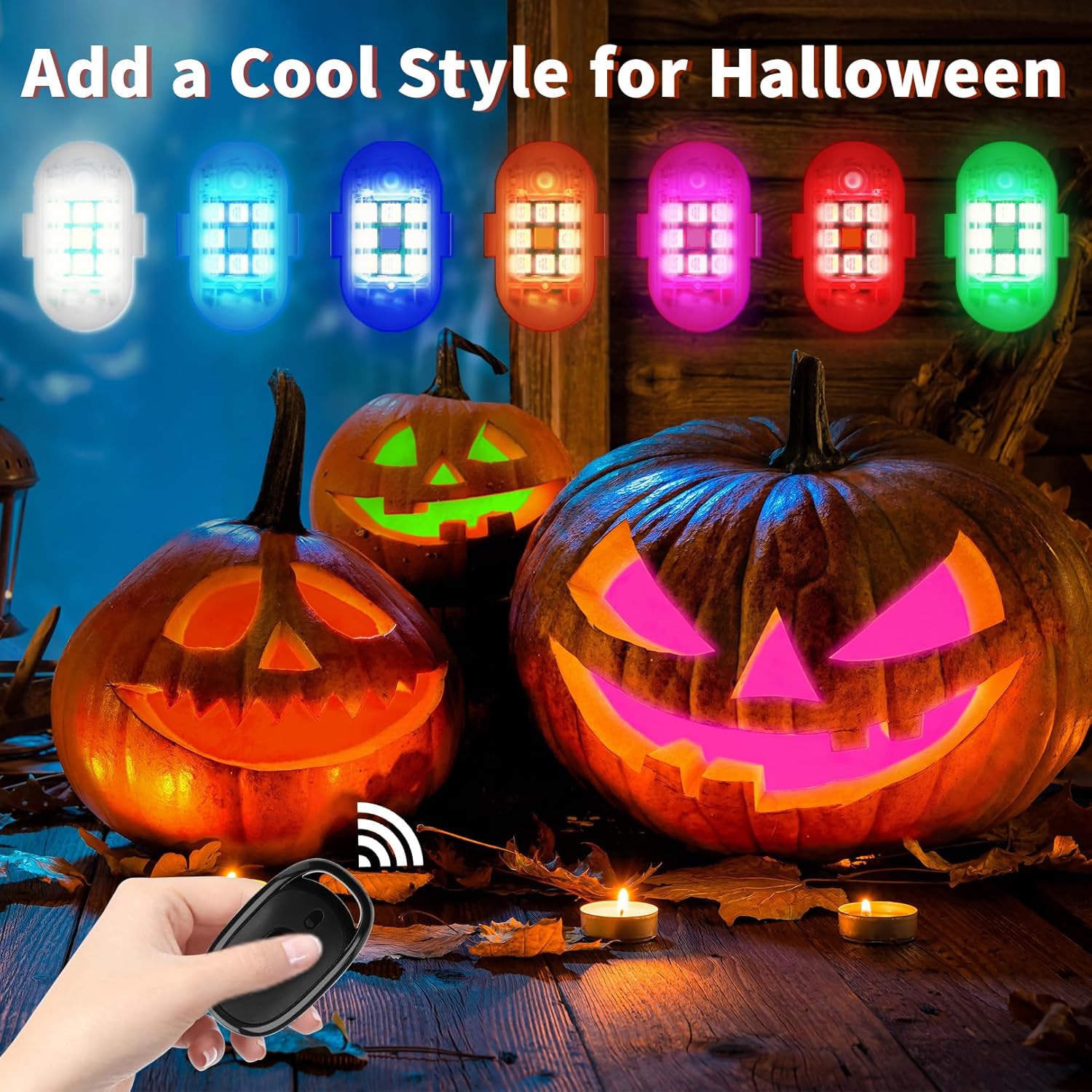 Wireless Remote Control Anti-Collision LED Strobe Light Kit